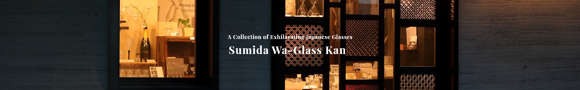A Collection of Exhilarating Japanese Glasses Sumida Wa-Glass Kan